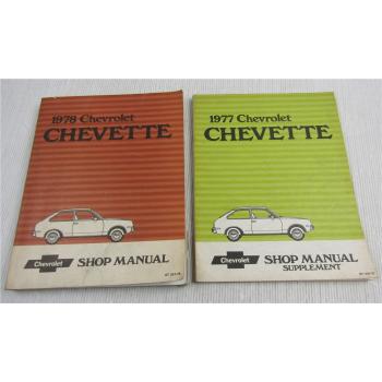 Service Manual Chevrolet Chevette 1978 + Supplement 1977