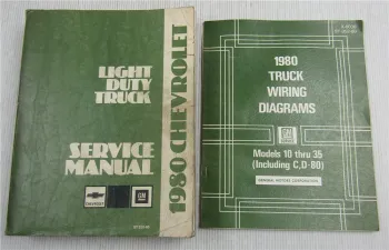 Service Manual Chevrolet Chevy Light Duty Truck Repair Manual 1980