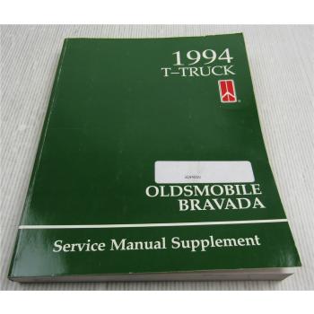 Service Manual Oldsmobile Bravada T Truck Supplement 1994