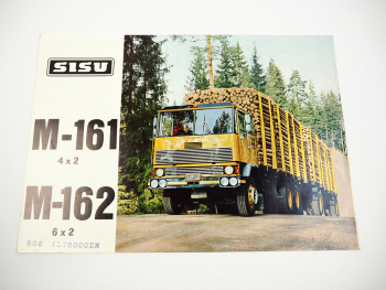 Sisu M 161 162 LKW Truck Prospekt 1972 Finnland