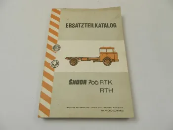 Skoda 706 Pritschenwagen RT RTK RTH Ersatzteilliste 1977 Liaz CSSR