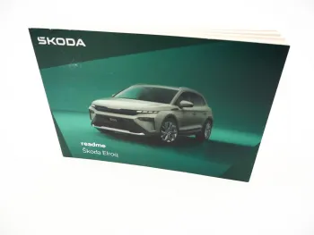 Skoda Elroq readme Betriebsanleitung Bedienung 1/2025 Bordbuch deutsch