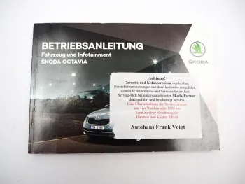 Skoda Octavia 5E Betriebsanleitung 11/2018 Bedienung Bordbuch Deutsch