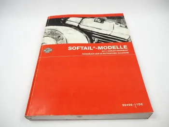 Softail FLS FXS FXC Modelle 2011 Diagnosehandbuch Fehlersuche Elektrik