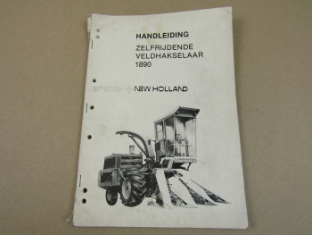 Sperry New Holland 1890 Häcksler Betrieb Bedienungsanleitung Wartung 1977