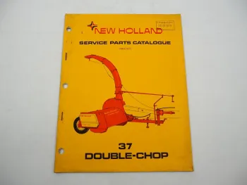 Sperry New Holland 37 Feldhäcksler Double Chop Ersatzteilliste Parts List 1971