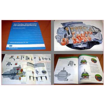 SSP 120 Audi 100 200 C3 2,5l TDI Turbo Diesel Motor Selbststudienprogramm
