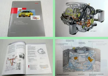 SSP 198 Audi A6 und S4 2,7 l V6 Biturbo Motor AGB AJK Selbststudienprogramm 1998