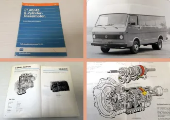 SSP 22 VW LT40 LT45 6-Zylinder Dieselmotor Selbststudienprogramm 1978