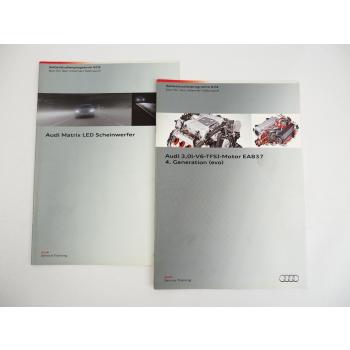 SSP 619 624 Audi A8 Matrix Scheinwerfer TFSI Motor Selbststudienprogramme 2013