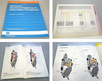 SSP 71 VW Transporter T3 Bus Zentralverriegelung Selbststudienprogramm 1986