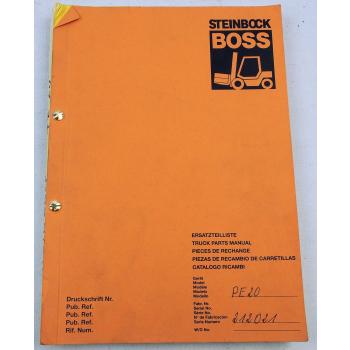 Steinbock Boss PE20 Stapler Ersatzteilliste Parts List Pieces Rechange 1996