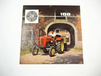 Steyr 188 Tractor Brochure with technical data 1961 Traktor Prospekt in englisch