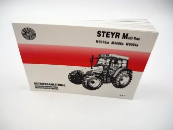 Steyr 9078 9078a 9086 9086a 9094a Multi Trac Betriebsanleitung Operation Instructions de Service