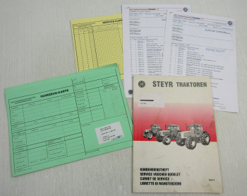 Steyr 968A Kundendienstheft Scheckheft Auslieferung 1996 Service Fahrzeug Karte