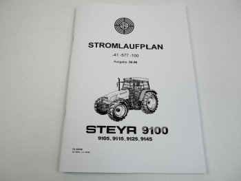 Steyr M 9105 9115 9125 9145 Stromlaufplan Elektrik Leitungen Kabelstränge 1996
