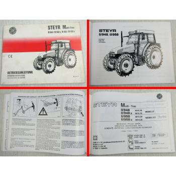 Steyr Multitrac M 948 958 und Allrad Traktor Betriebsanleitung Bedienung 2/97