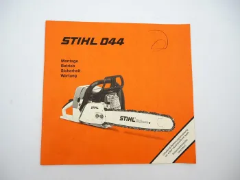 Stihl 044 044C Motorsäge Kettensäge Betriebsanleitung Bedienung 1992