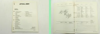 Stihl 064 Kettensäge Ersatzteilliste Ersatzteilkatalog Parts list 1987