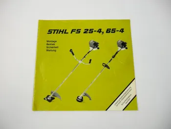 Stihl FS 25-4 65-4 Motorsense Bedienungsanleitung Betriebsanleitung 1998