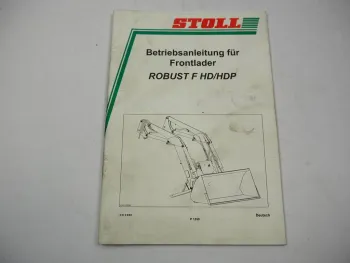 Stoll Frontlader Robust F HD HDP Betriebsanleitung Anbau Hydraulikplan