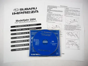Subaru Impreza 2002 2003 2004 2005 Werkstatthandbuch Original Reparaturanleitung