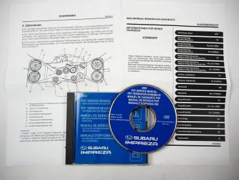 Subaru Impreza 2002 Konstruktion & Technik Schulung zum Werkstatthandbuch