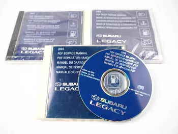Subaru Legacy 2003 Werkstatthandbuch Reparaturanleitung & Karosserie + Technik