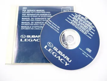 Subaru Legacy BE BH ab 2001 6 Zyl. Motor H6 Werkstatthandbuch Reparaturanleitung
