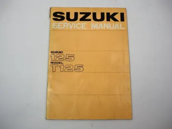 Suzuki 125 T125 Service Manual 1969 Englisch Werkstatthandbuch