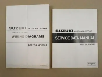 Suzuki 2.2 - 225 Models 1998 Outboard Motor Wiring Diagrams Service Data Manual