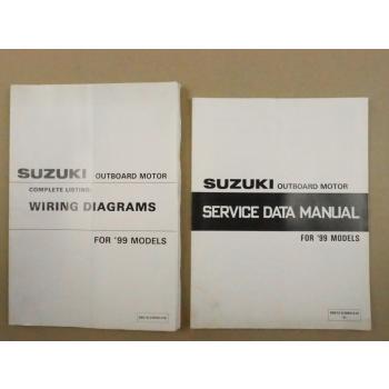 Suzuki 2.2 - 225 Models 1999 Outboard Motor Wiring Diagrams Service Data Manual