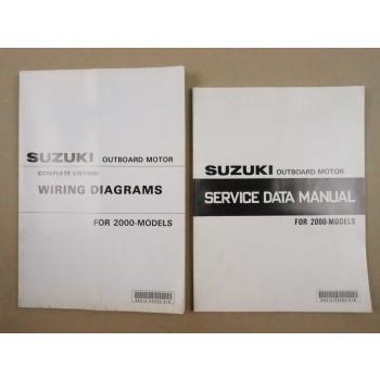Suzuki 2.2 - 225 Models 2000 Outboard Motor Wiring Diagrams Service Data Manual