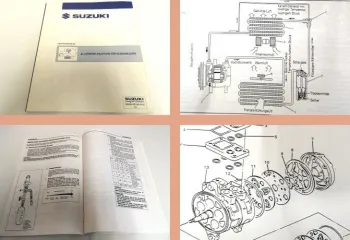 Suzuki allg. Anleitung für Klimaanlagen Funktion Fehlersuche Montage 1994