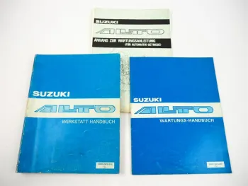 Suzuki Alto FX G V Reparaturanleitung Werkstatthandbuch + Automatikgetriebe