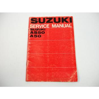 Suzuki AS50 A50 Service Manual Werkstatthandbuch 1968