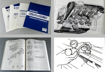 Suzuki Carry GA413 Werkstatthandbuch 1999 / 2001 Reparaturanleitung Schaltplan