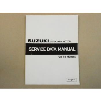 Suzuki DT2 - DT200 Outboard Motor Service Data Manual for 1989 Models