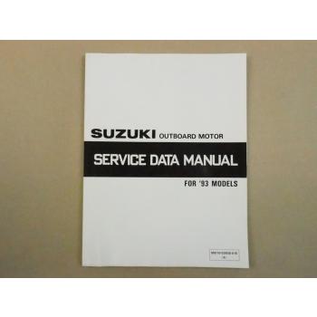 Suzuki DT2 - DT225 Outboard Motor Service Data Manual for 1993 Models