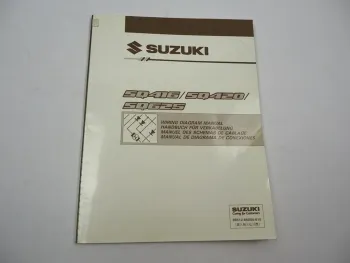 Suzuki Grand Vitara Elektrik Schaltpläne 1998 Werkstatthandbuch Verkabelung Wiring Diagram