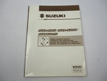 Suzuki Grand Vitara Elektrik Schaltpläne 1999 Werkstatthandbuch Verkabelung Wiring Diagram