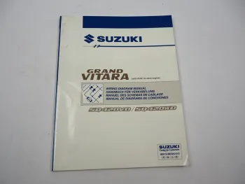 Suzuki Grand Vitara RHW Elektrik Schaltpläne 2003 Werkstatthandbuch Verkabelung
