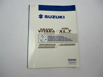 Suzuki Grand Vitara XL-7 RHW Elektrik Schaltpläne 2004 Werkstatthandbuch Verkabelung