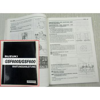 Suzuki GSF600 S Bandit SY Pop Werkstatthandbuch Wartung Reparaturanleitung 1999