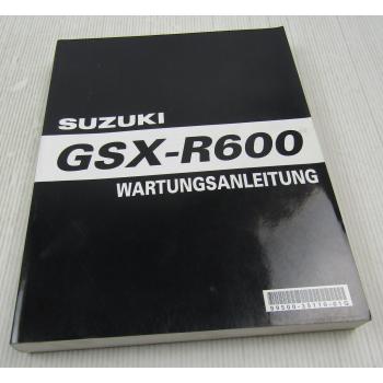 Suzuki GSX-R600 K8 Werkstatthandbuch Wartungshandbuch Reparaturanleitung 2008