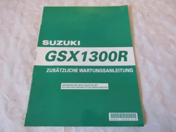 Suzuki GSX1300R Ergänzung Nachtrag zum Werkstatthandbuch 1999