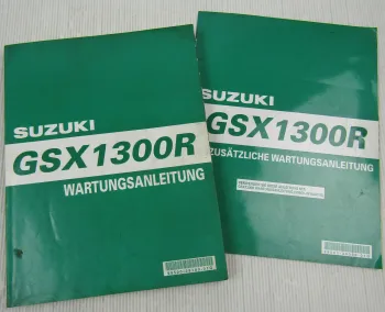 Suzuki GSX1300R RX RY HayabusaWerkstatthandbuch Wartung Reparatur 1999 +Nachtrag