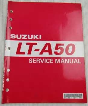 Suzuki LT-A50 Service Manual Reparaturanleitung in englisch edition 2001