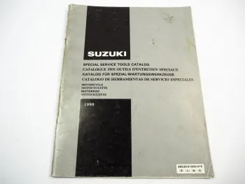Suzuki Motorrad Spezialwerkzeuge Katalog 1985 - 1990 Service Tools Catalog