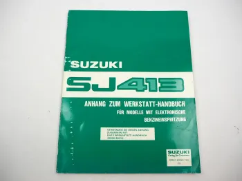 Suzuki Samurai SJ413 Einspritzer Reparaturanleitung Werkstatthandbuch 1989